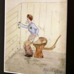 12.02.2016 Kielce. Wystawa rysunków z obozu w Terezinie Helgi Hoskovej-Weissovej Instytucie im. Jana Karskiego. / Jarosław Kubalski / Radio Kielce