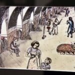 12.02.2016 Kielce. Wystawa rysunków z obozu w Terezinie Helgi Hoskovej-Weissovej Instytucie im. Jana Karskiego. / Jarosław Kubalski / Radio Kielce