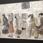 12.02.2016 Kielce. Wystawa rysunków z obozu w Terezinie Helgi Hoskovej-Weissovej Instytucie im. Jana Karskiego. / Jarosław Kubalski / Radio Kielce