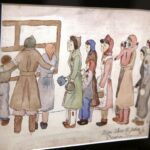 12.02.2016 Kielce. Wystawa rysunków z obozu w Terezinie Helgi Hoskovej-Weissovej Instytucie im. Jana Karskiego. / Jarosław Kubalski / Radio Kielce