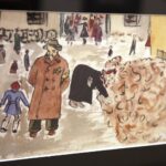 12.02.2016 Kielce. Wystawa rysunków z obozu w Terezinie Helgi Hoskovej-Weissovej Instytucie im. Jana Karskiego. / Jarosław Kubalski / Radio Kielce