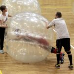 12.02.2016 Kielce. Prezentacja klubu piłkarskiego Korona Kielce przed rundą wiosenną. Bubble footbal. / Jarosław Kubalski / Radio Kielce