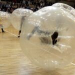 12.02.2016 Kielce. Prezentacja klubu piłkarskiego Korona Kielce przed rundą wiosenną. Bubble footbal. / Jarosław Kubalski / Radio Kielce