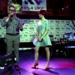 13.02.2016 Kielce. Specjalne Mikrofony Made in Kielce. Wokalistka Roku Aga Dyk. / Jarosław Kubalski / Radio Kielce