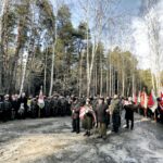 14.02.2016 Skarżysko Kamienna , Bór. 76 rocznica rozstrzelania przez Niemców 360 mieszkańców Skarżyska w 1940 roku. / Jarosław Kubalski / Radio Kielce