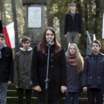 14.02.2016 Skarżysko Kamienna , Bór. 76 rocznica rozstrzelania przez Niemców 360 mieszkańców Skarżyska w 1940 roku. / Jarosław Kubalski / Radio Kielce