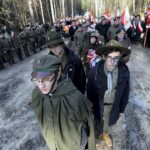 14.02.2016 Skarżysko Kamienna , Bór. 76 rocznica rozstrzelania przez Niemców 360 mieszkańców Skarżyska w 1940 roku. / Jarosław Kubalski / Radio Kielce