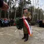 14.02.2016 Skarżysko Kamienna , Bór. 76 rocznica rozstrzelania przez Niemców 360 mieszkańców Skarżyska w 1940 roku. / Jarosław Kubalski / Radio Kielce