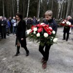 14.02.2016 Skarżysko Kamienna , Bór. 76 rocznica rozstrzelania przez Niemców 360 mieszkańców Skarżyska w 1940 roku. / Jarosław Kubalski / Radio Kielce