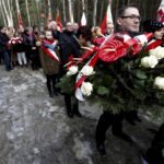 14.02.2016 Skarżysko Kamienna , Bór. 76 rocznica rozstrzelania przez Niemców 360 mieszkańców Skarżyska w 1940 roku. / Jarosław Kubalski / Radio Kielce