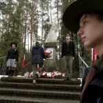 14.02.2016 Skarżysko Kamienna , Bór. 76 rocznica rozstrzelania przez Niemców 360 mieszkańców Skarżyska w 1940 roku. / Jarosław Kubalski / Radio Kielce