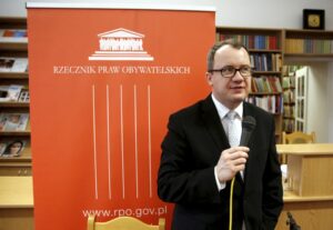 20.02.2016 Kielce . Rzecznik Praw Obywatelskich Adam Bodnar podczas spotkania z mieszkańcami. / Jarosław Kubalski / Radio Kielce