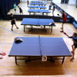 23.02.2016 Bilcza. Trening tenisistów stołowych Orlęta Bilcza. / Jarosław Kubalski / Radio Kielce