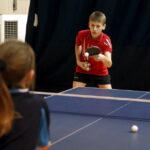 23.02.2016 Bilcza. Trening tenisistów stołowych Orlęta Bilcza. / Jarosław Kubalski / Radio Kielce