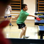 23.02.2016 Bilcza. Trening tenisistów stołowych Orlęta Bilcza. / Jarosław Kubalski / Radio Kielce