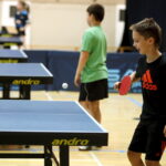 23.02.2016 Bilcza. Trening tenisistów stołowych Orlęta Bilcza. / Jarosław Kubalski / Radio Kielce