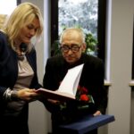 26.02.2016 Kielce. Bronisław Opałko został uhonorowany przez rozgłośnię Radia Kielce za 40 lat pracy twórczej. / Jarosław Kubalski / Radio Kielce