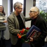 26.02.2016 Kielce. Bronisław Opałko został uhonorowany przez rozgłośnię Radia Kielce za 40 lat pracy twórczej. / Jarosław Kubalski / Radio Kielce