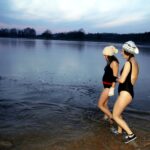 27.02.2016 Umer. W zalewie kąpały się morsy z gminy Zagnańsk. / Jarosław Kubalski / Radio Kielce