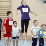 14.02.2016 Kielce. Dzień sportu. Badania predyspozycji sportowych dzieci w hali przy ulicy Warszawskiej. / Jarosław Kubalski / Radio Kielce