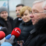 1.2.2016 Kielce. Konferencja PiS na pl. Artystów. / Wojciech Habdas / Radio Kielce