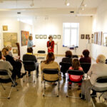 1.2.2016 Kielce. Od 1 lutego 2016 r. BWA rozpoczęło współpracę z Uniwersytetem Trzeciego Wieku organizując warsztaty „Ponad czasem”. / Wojciech Habdas / Radio Kielce