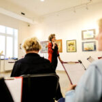 1.2.2016 Kielce. Od 1 lutego 2016 r. BWA rozpoczęło współpracę z Uniwersytetem Trzeciego Wieku organizując warsztaty „Ponad czasem”. / Wojciech Habdas / Radio Kielce