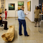 1.2.2016 Kielce. Od 1 lutego 2016 r. BWA rozpoczęło współpracę z Uniwersytetem Trzeciego Wieku organizując warsztaty „Ponad czasem”. / Wojciech Habdas / Radio Kielce