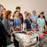 2.2.2016 Kielce. Mikołaj, Hubert i Albert, trojaczki, zostały dziś wypisane do domu. Chłopcy urodzili 30 grudnia 2015 roku. / Wojciech Habdas / Radio Kielce