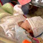 2.2.2016 Kielce. Mikołaj, Hubert i Albert, trojaczki, zostały dziś wypisane do domu. Chłopcy urodzili 30 grudnia 2015 roku. / Wojciech Habdas / Radio Kielce