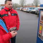 11.02.2016 Przed Meczem IFK - VTK zwiedzanie miasta. Marek Cender i Arek Milcacrz / Stanisław Blinstrub / Radio Kielce