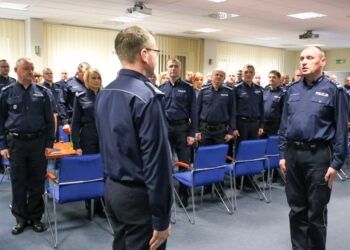 23.02.2016 Odprawa Roczna Policji / Stanislaw Blinstrub / Radio Kielce