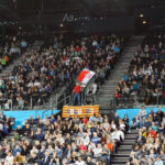 28.02.2016 2 Montpellier – Vive Tauron Kielce. Pierwsza część meczu / Robert Kusiej / Radio Kielce