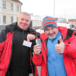 11.02.2016 Przed Meczem IFK - VTK zwiedzanie miasta. Mamy bilet parkingowy. Nie będzie mandatu. Krzysztof Bujnowicz i Marek Cender / Stanisław Blinstrub / Radio Kielce