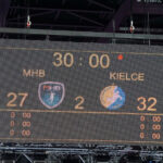 28.02.2016 Montpellier – Vive Tauron Kielce. Druga połowa meczu / Robert Kusiej / Radio Kielce