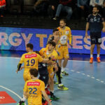 28.02.2016 Montpellier – Vive Tauron Kielce. Druga połowa meczu / Robert Kusiej / Radio Kielce