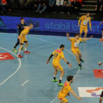 28.02.2016 Montpellier – Vive Tauron Kielce. Druga połowa meczu / Robert Kusiej / Radio Kielce