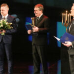 08.02.2016 Nagrody Miasta Kielce. Dariusz Kozak, Wojciech Lubawski, Michał Rykowski / Stanisław Blinstrub / Radio Kielce