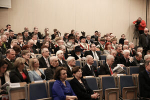 24.02.2016 Politechnika Świętokrzyska. Nadanie tytułu doktora honoris causa prof. Kazimierzowi Fladze / Stanisław Blinstrub / Radio Kielce