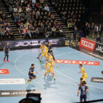 28.02.2016 Montpellier – Vive Tauron Kielce. Pierwsza część meczu. / Robert Kusiej / Radio Kielce