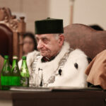 24.02.2016 Politechnika Świętokrzyska. Nadanie tytułu doktora honoris causa prof. Kazimierzowi Fladze. Rektor UJK Stanisław Adamczak / Stanisław Blinstrub / Radio Kielce