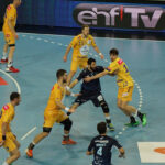 28.02.2016 Montpellier – Vive Tauron Kielce. Druga połowa meczu / Robert Kusiej / Radio Kielce