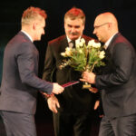 08.02.2016 Nagrody Miasta Kielce. Jaromir Kruk / Stanisław Blinstrub / Radio Kielce