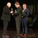 08.02.2016 Nagrody Miasta Kielce. Wojciech Stachurski / Stanisław Blinstrub / Radio Kielce