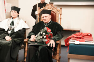 24.02.2016 Politechnika Świętokrzyska. Nadanie tytułu doktora honoris causa prof. Kazimierzowi Fladze / Stanisław Blinstrub / Radio Kielce