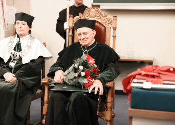 24.02.2016 Politechnika Świętokrzyska. Nadanie tytułu doktora honoris causa prof. Kazimierzowi Fladze / Stanisław Blinstrub / Radio Kielce
