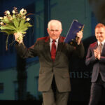 08.02.2016 Nagrody Miasta Kielce. Janusz Wróblewski / Stanisław Blinstrub / Radio Kielce