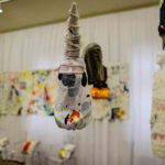 5.2.2016 Oblęgorek. Muzeum Henryka Sienkiewicza. Wystawa tkanin Jaśminy Parkity / Wojciech Habdas / Radio Kielce