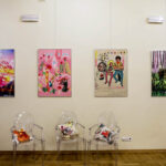 5.2.2016 Oblęgorek. Muzeum Henryka Sienkiewicza. Wystawa tkanin Jaśminy Parkity / Wojciech Habdas / Radio Kielce