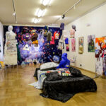 5.2.2016 Oblęgorek. Muzeum Henryka Sienkiewicza. Wystawa tkanin Jaśminy Parkity / Wojciech Habdas / Radio Kielce